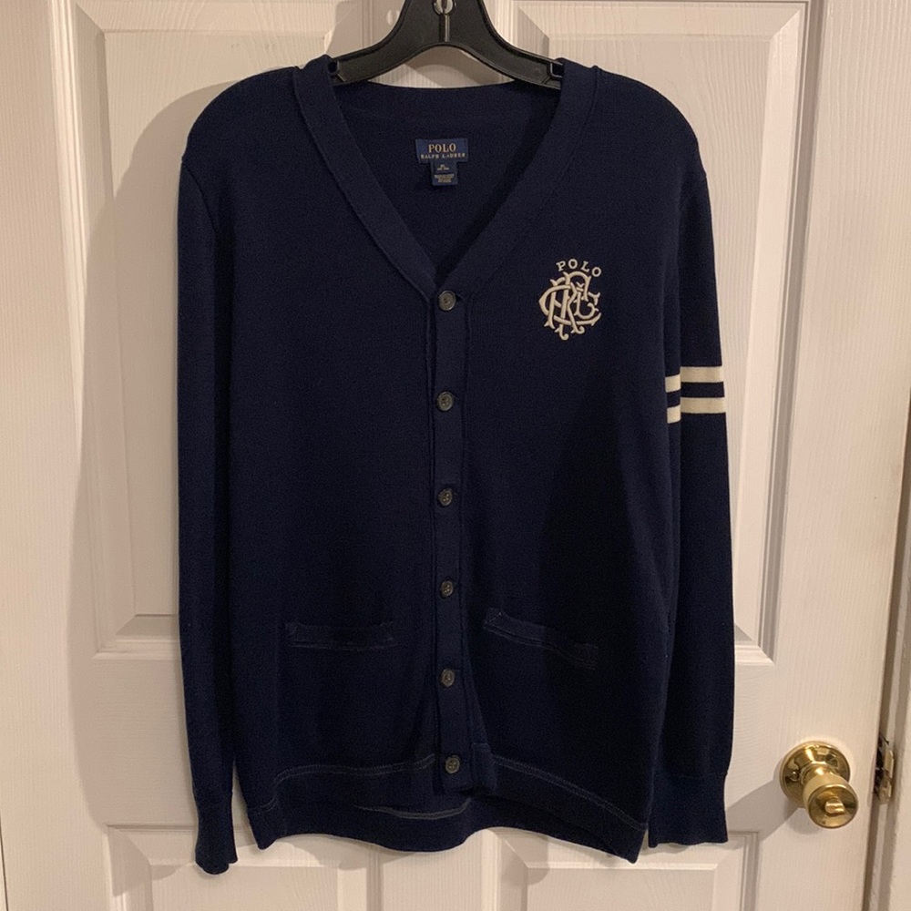 POLO Ralph Lauren Cardigan V-Neck Button-down Men Sweater